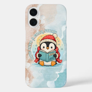 16 Funda para iPhone de Pingüino de Lectura Caprichos