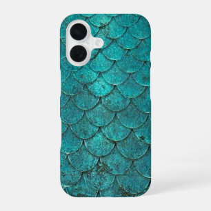 16 Funda para iPhone de sirena turquesa