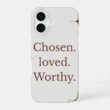 Funda para IPhone "Elegido Amado Digno"