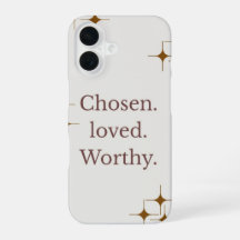 Funda para iPhone "Elegido Amado Digno"