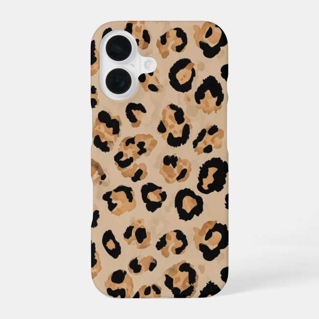 16 Funda para Iphone "estampado leopardo" (Reverso )