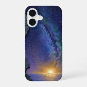 16 Funda para iPhone Estética de la Galaxia de la Vía