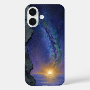 16 Funda para iPhone Estética de la Galaxia de la Vía