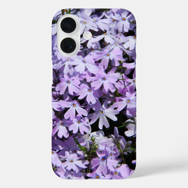 16 Funda para iPhone Flor de Fantasía Púrpura (Reverso )
