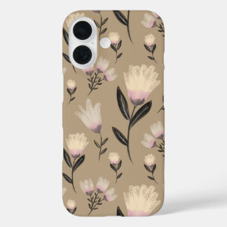 16 Funda para iPhone Floral Neutral | Botánica Modern