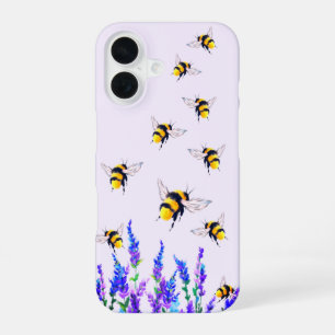 16 Funda para iPhone Flores y Abejas