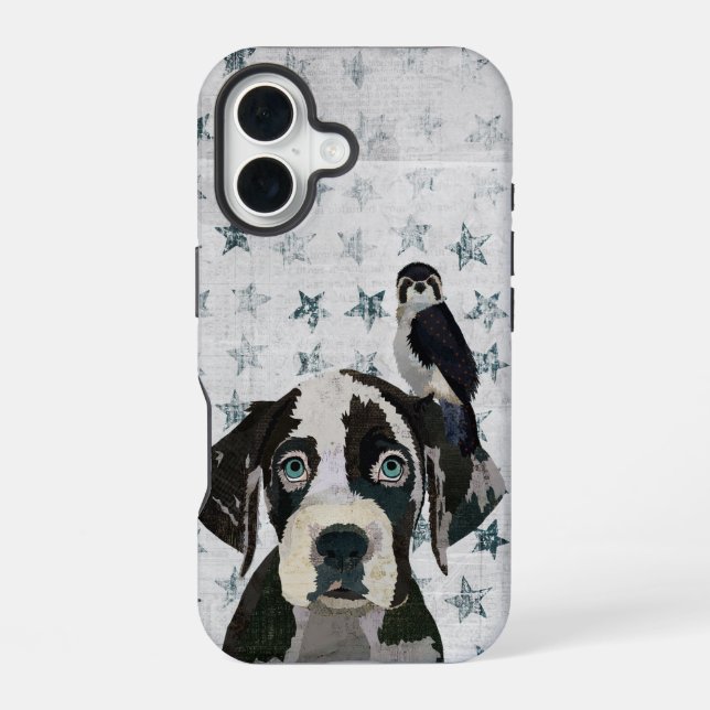 16 Funda para iPhone GREAT DANE & FALCON (Reverso )