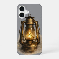 Funda para iPhone gris de linterna de queroseno co