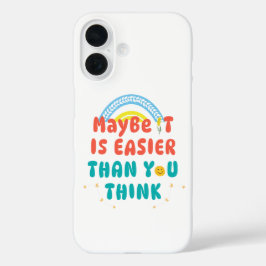 16 Funda para iPhone / iPad con cita retro positiva