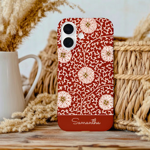 16 Funda para iPhone / iPad con PATRON FLORAL VINTAGE