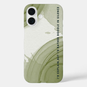 16 Funda para iPhone / iPad de acuarela para introver