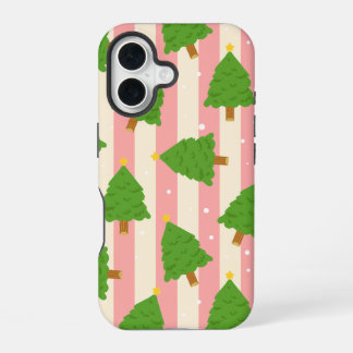 16 Funda para iPhone / iPad de árbol de Navidad festi