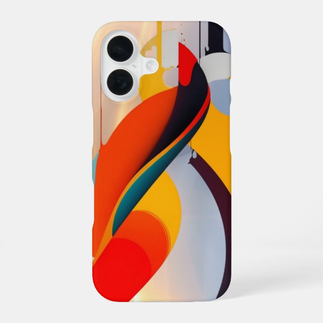 16 Funda para iPhone / iPad de arte abstracto (Reverso )
