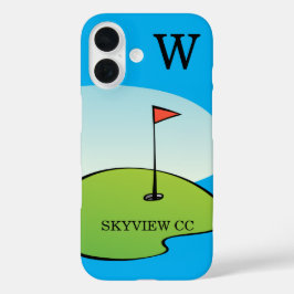 16 Funda para iPhone / iPad de golfista personalizada