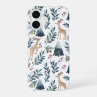 Funda para iPhone / iPad de renos en el bosque