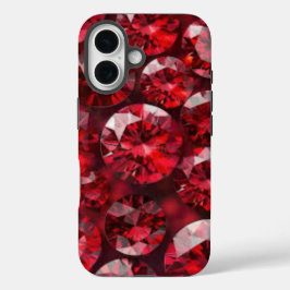 16 Funda para iPhone / iPad de rubíes rojos
