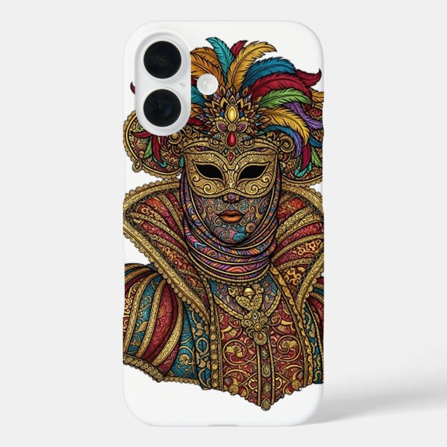 16 Funda para iPhone / iPad del Carnaval de Venecia (Reverso )