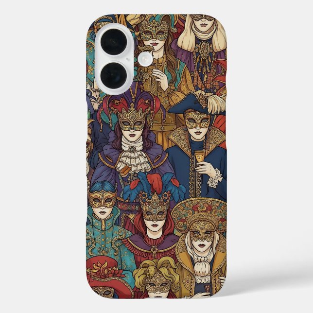 16 Funda para iPhone / iPad del Carnaval de Venecia (Reverso )