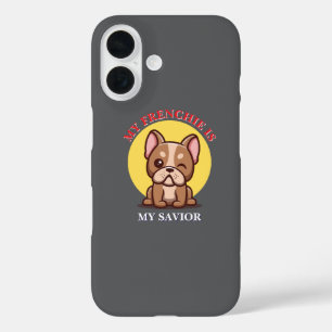 16 Funda para iPhone / iPad Mi Frenchie es mi salvado