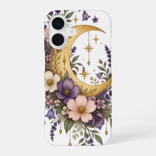16 Funda para iPhone Jardín de Flores Silvestres Luna