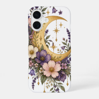 16 Funda para iPhone Jardín de Flores Silvestres Luna