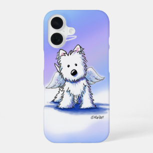 16 Funda para iPhone KiniArt Angel Westie