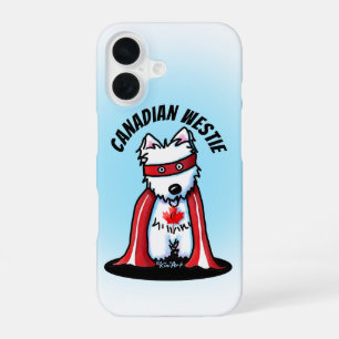 16 Funda para iPhone KiniArt Canadian Westie Case-Mat
