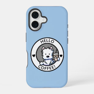 16 Funda para iPhone KiniArt Coffee Westie Case-Mate