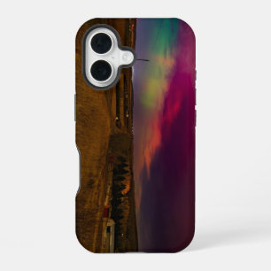 16 Funda para iPhone "Lady Aurora" Aurora Boreal