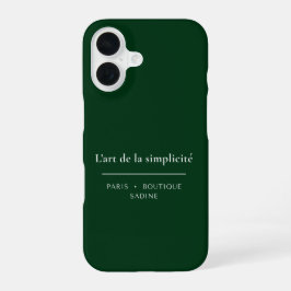 16 Funda para iPhone L'art de la Simplicité Deep Fore