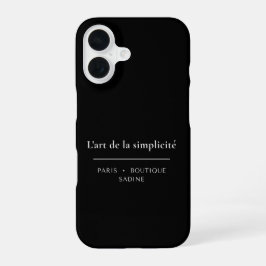 16 Funda para iPhone L'art de la Simplicité | Minimal