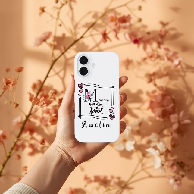 16 Funda para iPhone personalizada con flores para ma (Subido por el creador)