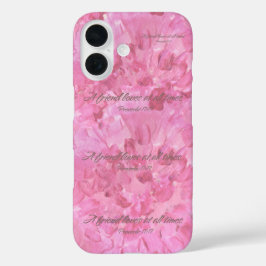 16 Funda para iPhone Pink Peony - Un amigo ama en tod