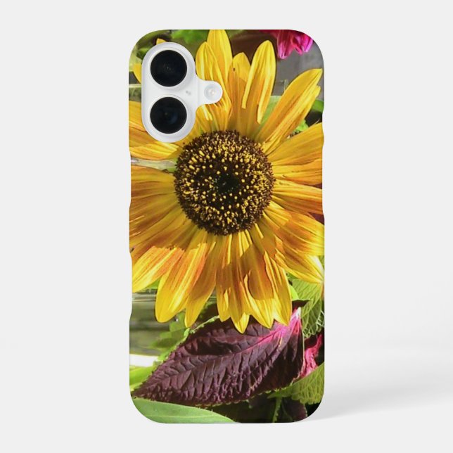 16 Funda para iPhone Sassy Sunflower (Reverso )
