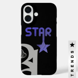 16 Funda para iPhone STAR Tendencia Abstracta Lavanda