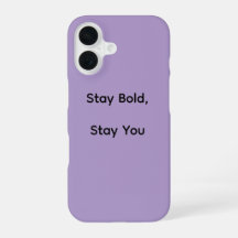 Funda para iPhone Stay Bold