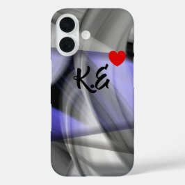 16 Funda para iPhone Tendencia Abstracta Lavanda Viol