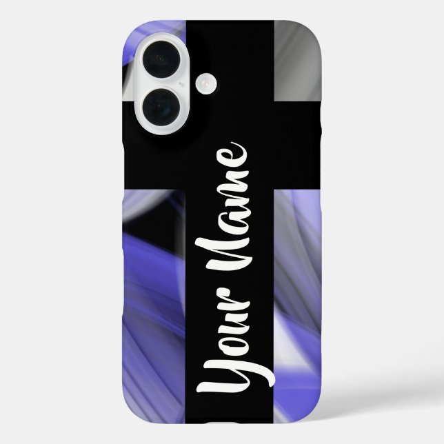 16 Funda para iPhone Tendencia Abstracto Lavanda Viol (Reverso )