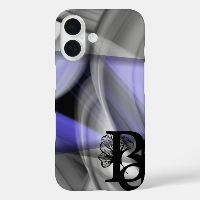 16 Funda para iPhone Tendencia Abstracto Lavanda Viol (Reverso )
