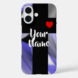 16 Funda para iPhone Tendencia Abstracto Lavanda Viol