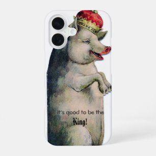 16 Funda para iPhone Vintage Pig / Hog King