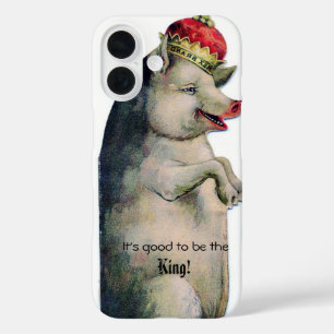 16 Funda para iPhone Vintage Pig / Hog King