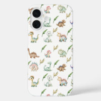 Funda para iPhone Watercolor Dinosaur Discovery
