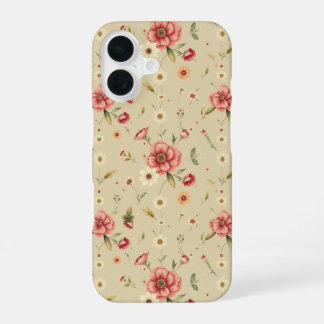 16 Funda para iPhone y iPad con estampado floral vint