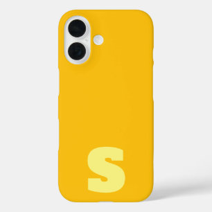 16 Funda personalizada amarilla para iPhone / iPad