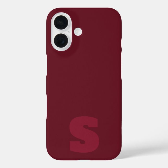 16 Funda personalizada para iPhone / iPad inicial bur (Reverso )
