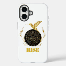 16 Funda RISE Gold Phoenix Motivacional para iPhone 1