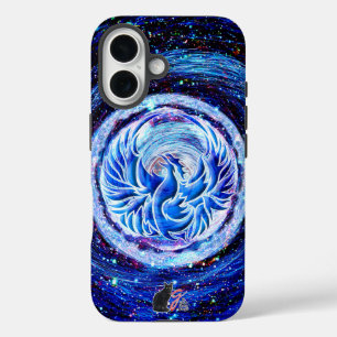 16 Funda Tough Case-Mate para iPhone Blue Phoenix