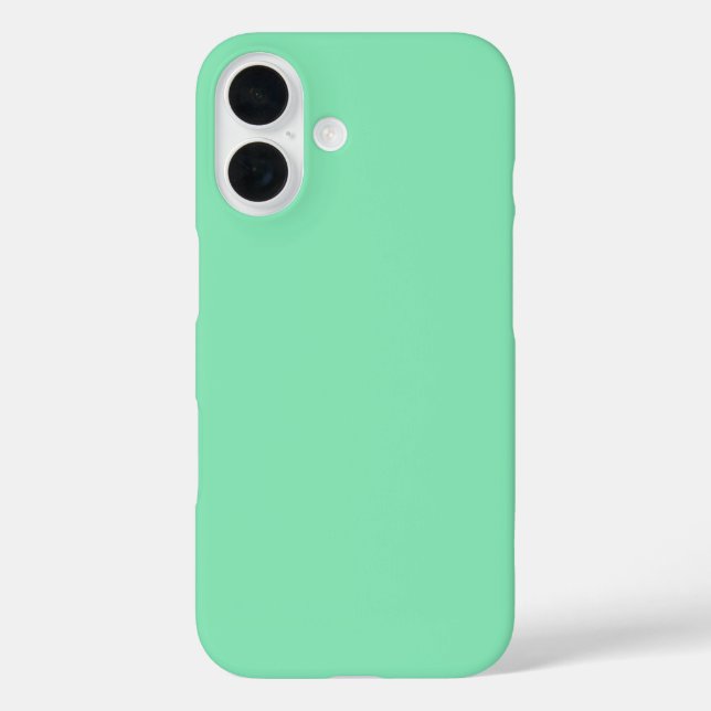 16 funda verde menta para iphone (Reverso )