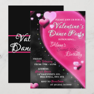 16 invitaciones a fiesta de baile para San Valentí